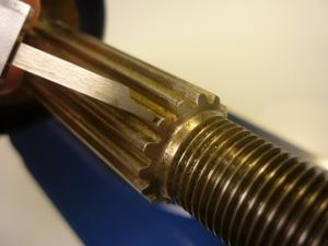 Splines på propelleraxel räknas